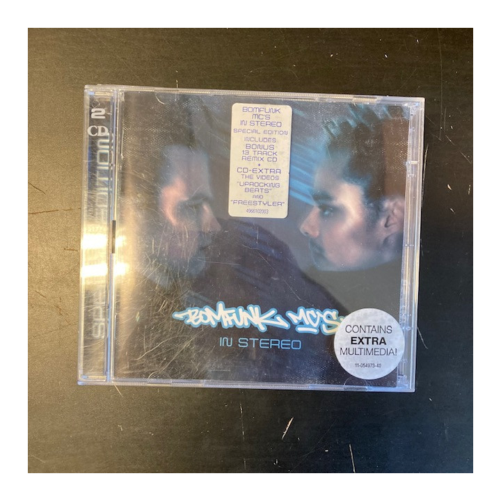 Bomfunk MC's - In Stereo (special edition) 2CD (VG-VG+/VG+) -breakbeat hip hop-
