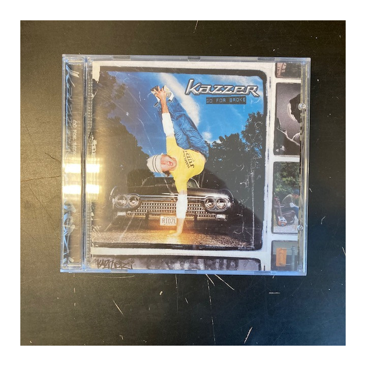 Kazzer - Go For Broke CD (VG+/M-) -rap rock-