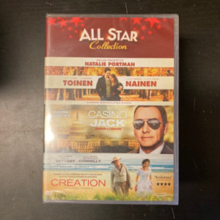 All Star Collection (Toinen nainen / Casino Jack / Creation) 3DVD (avaamaton) -draama-