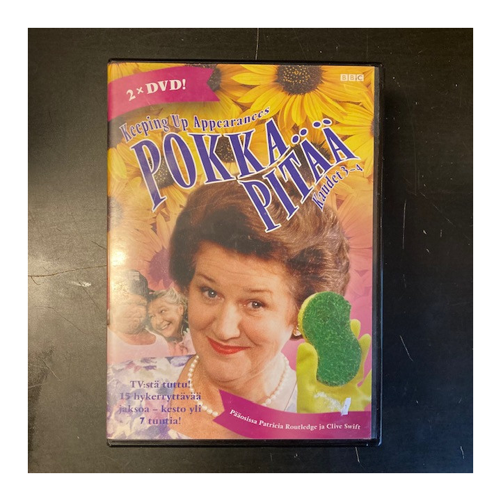 Pokka pitää - Kaudet 3-4 2DVD (VG+/M-) -tv-sarja-