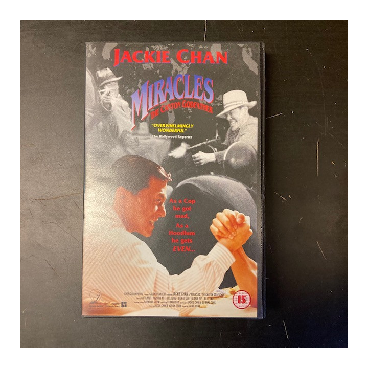 Miracles - The Canton Godfather VHS (VG+/M-) -toiminta/komedia- (ei suomenkielistä tekstitystä)