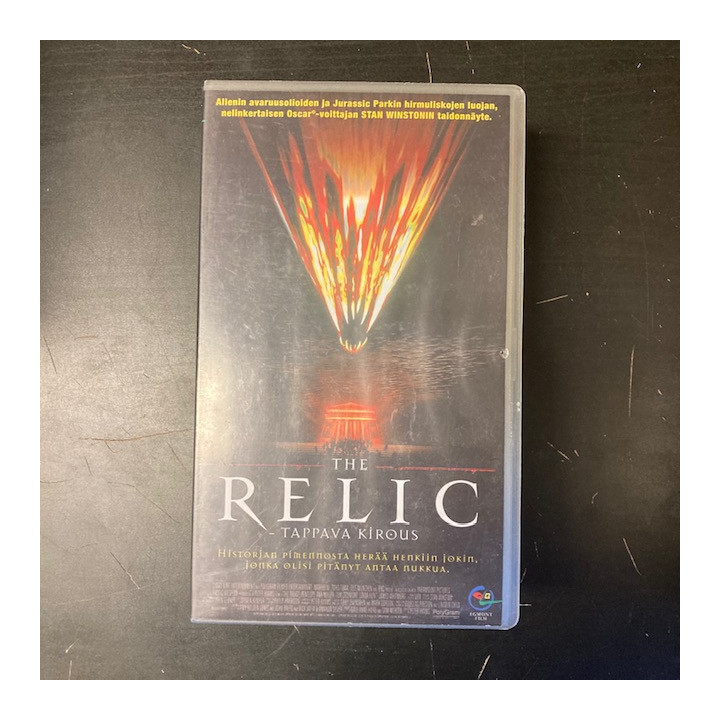 Relic - tappava kirous VHS (VG+/M-) -kauhu/sci-fi-
