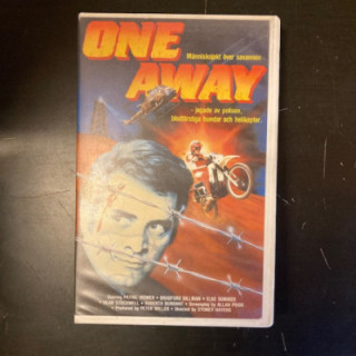 One Away VHS (VG+/VG+) -toiminta- (ei suomenkielistä tekstitystä)