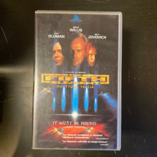 Fifth Element - puuttuva tekijä VHS (VG+/M-) -toiminta/sci-fi-