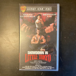 Showdown In Little Tokyo VHS (VG+/M-) -toiminta-