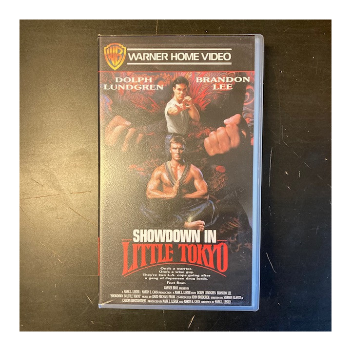 Showdown In Little Tokyo VHS (VG+/M-) -toiminta-