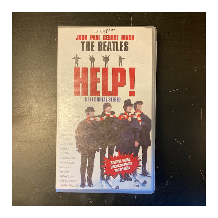 Beatles - Help! VHS (VG+/M-) -komedia-