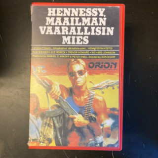 Hennessy, maailman vaarallisin mies VHS (VG+/VG+) -toiminta/jännitys-