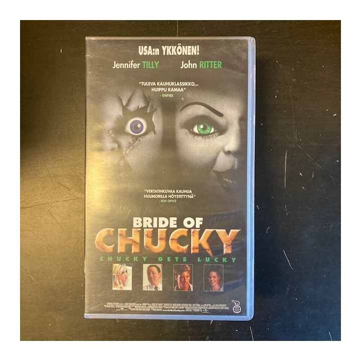 Bride Of Chucky VHS (VG+/M-) -kauhu-