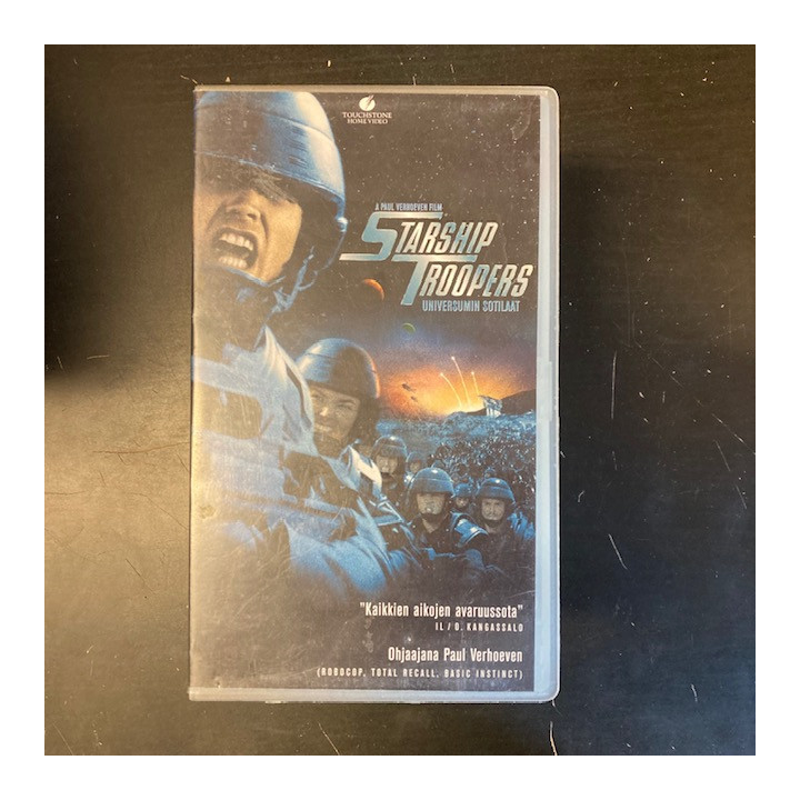 Starship Troopers VHS (VG+/M-) -toiminta/sci-fi-