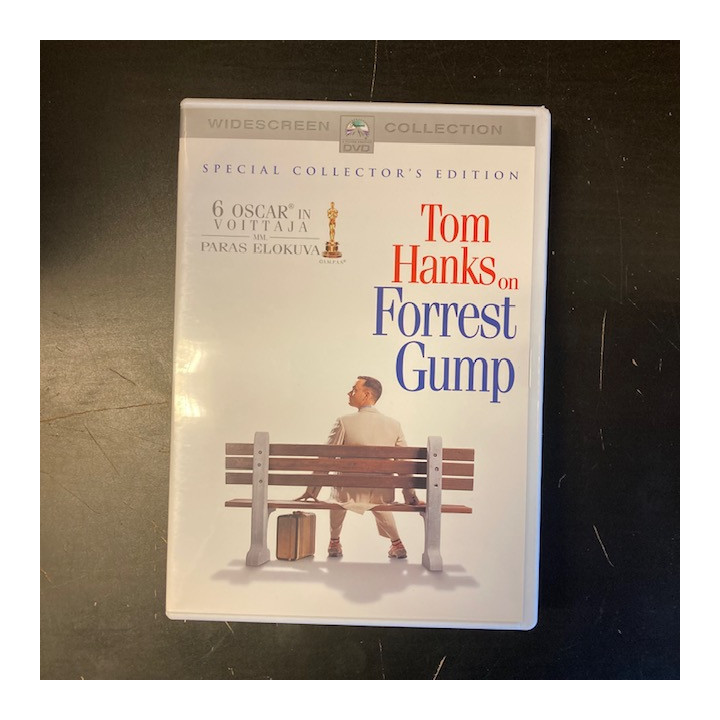 Forrest Gump (collector's edition) 2DVD (VG+/M-) -draama/komedia-