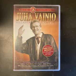 Juha Vainio - Sellaista elämä on DVD (VG+/M-) -karaoke-