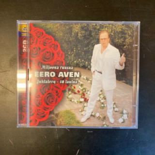 Eero Aven - Miljoona ruusua (juhlalevy - 40 laulua) 2CD (VG+/M-) -iskelmä-