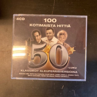 V/A - 100 kotimaista hittiä 50-luku 4CD (M-/M-)