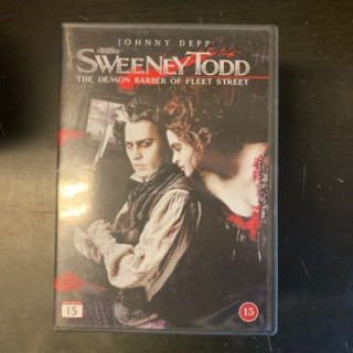 Sweeney Todd - Fleet Streetin paholaisparturi DVD (VG+/M-) -jännitys-