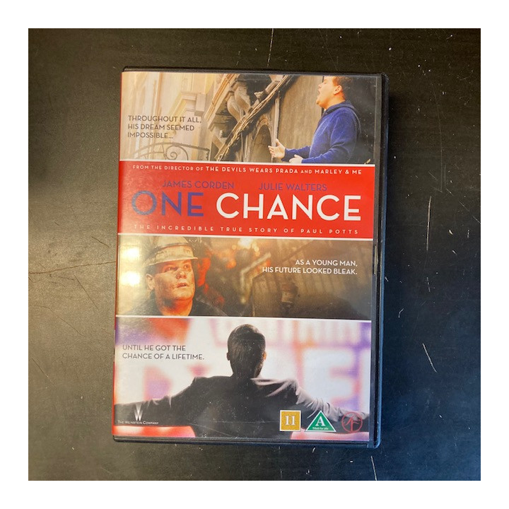 One Chance DVD (VG+/M-) -draama/komedia-