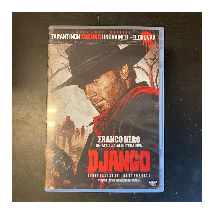 Django - kostaja (restauroitu) DVD (M-/M-) -western-