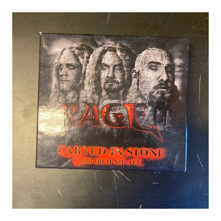 Rage - Carved In Stone / Gib Dich Nie Auf (limited edition) 2CD (M-/VG+) -heavy metal-