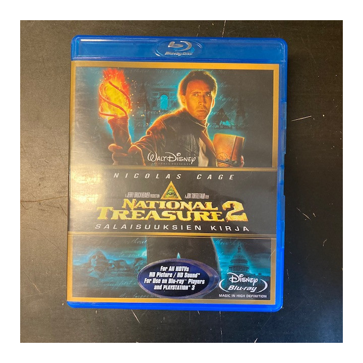 National Treasure 2 - salaisuuksien kirja Blu-ray (M-/M-) -seikkailu-