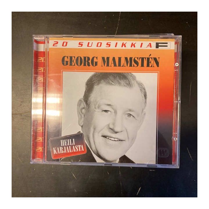 Georg Malmsten - 20 suosikkia CD (VG+/M-) -iskelmä-