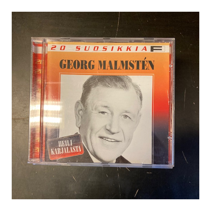Georg Malmsten - 20 suosikkia CD (VG+/VG+) -iskelmä-