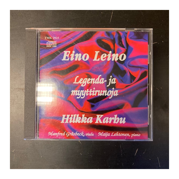Hilkka Karhu - Eino Leino (legenda- ja myyttirunoja) CD (VG+/M-) -runoja-