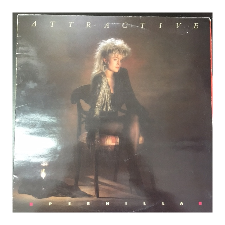 Pernilla Wahlgren - Attractive LP (VG+/VG+) -synthpop-