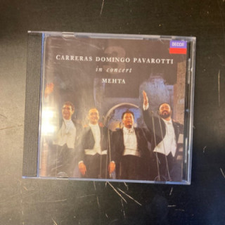 Carreras Domingo Pavarotti - In Concert CD (VG+/VG+) -klassinen-