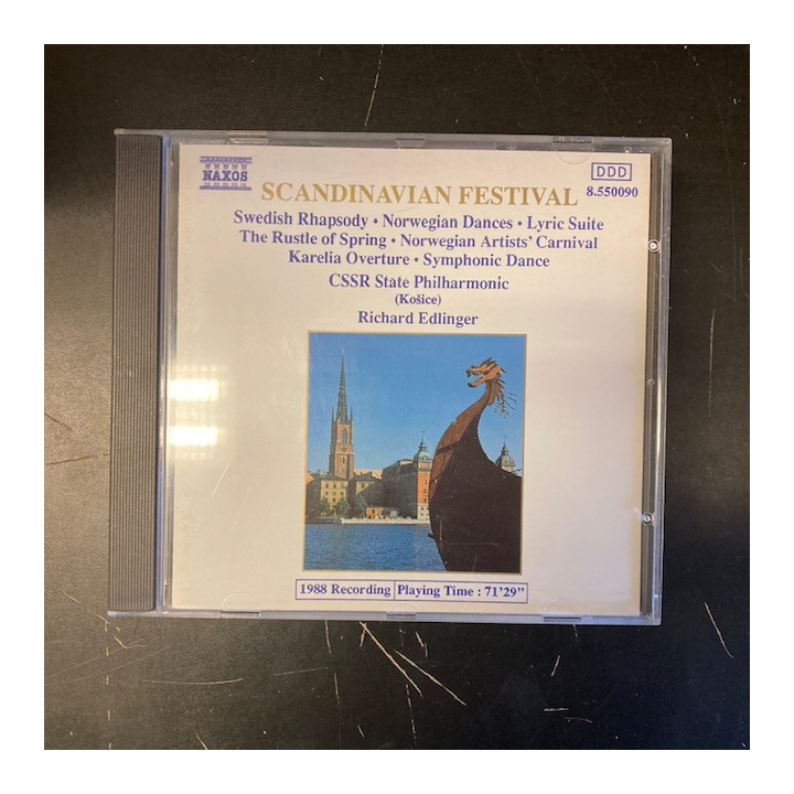CSSR State Philharmonic - Scandinavian Festival CD (VG+/M-) -klassinen-