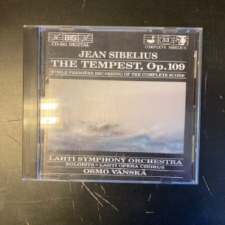 Sibelius - The Tempest (Complete) CD (VG+/M-) -klassinen-