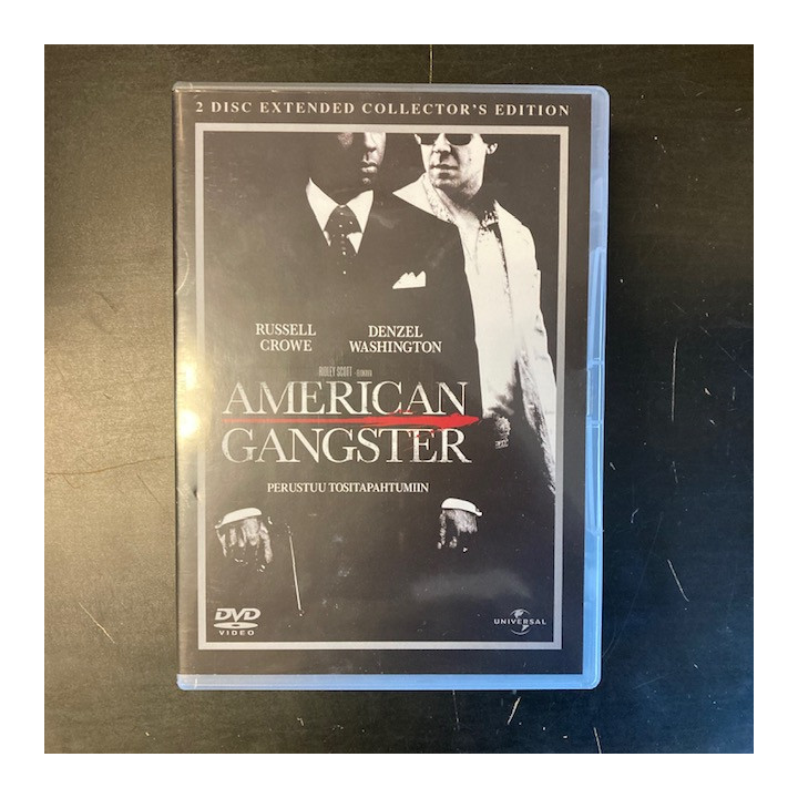 American Gangster (collector's edition) 2DVD (VG+/M-) -draama