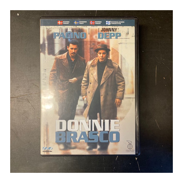 Operaatio Donnie Brasco DVD (VG+/M-) -draama-