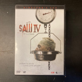 Saw IV (director's cut) DVD (M-/M-) -kauhu-