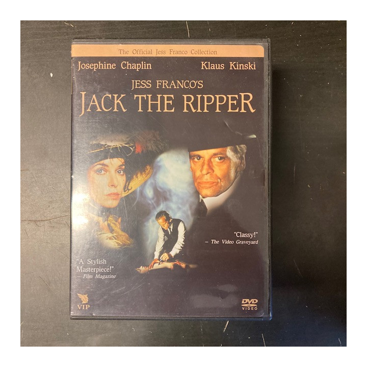 Jack The Ripper (1976) DVD (M-/M-) -kauhu/draama- (R1 NTSC/ei suomenkielistä tekstitystä)