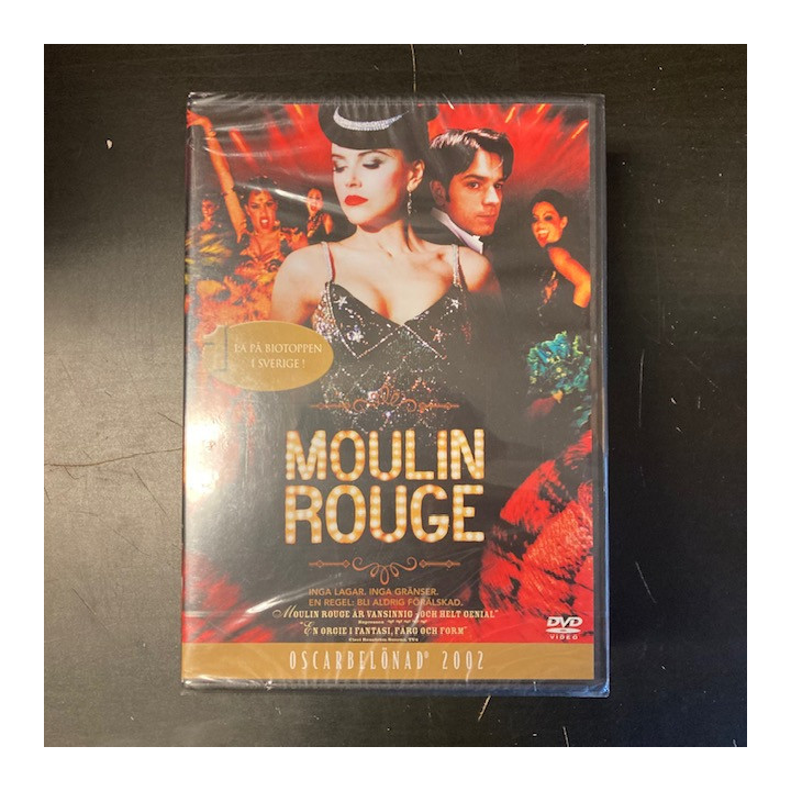 Moulin Rouge DVD (avaamaton) -musikaali-