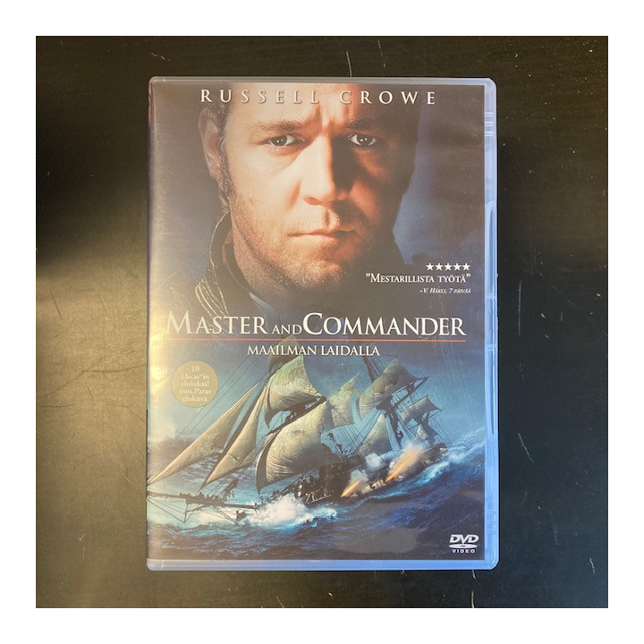 Master And Commander - maailman laidalla DVD (VG+/M-) -seikkailu-