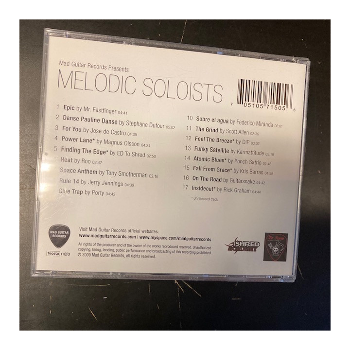 V/A - Melodic Soloists CD (VG+/M-)