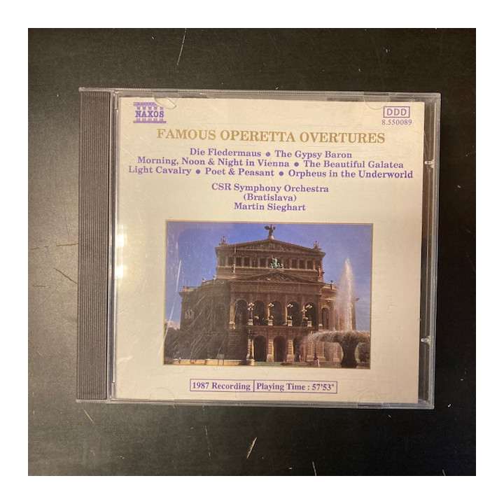 CSR Symphony Orchestra - Famous Operetta Overtures CD (M-/M-) -klassinen-