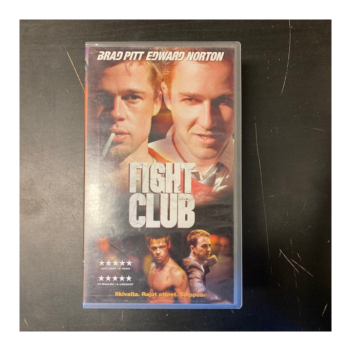 Fight Club VHS (VG+/M-) -jännitys-