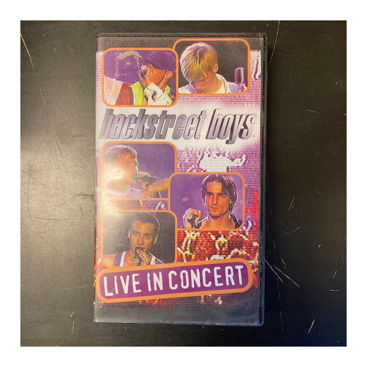 Backstreet Boys - Live In Concert VHS (VG+/VG+) -pop-