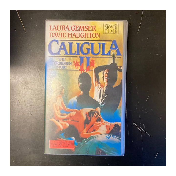 Caligula II - The Forbidden Story (hollanti-painos) VHS (VG+/VG+) -exploitation- (hollanninkielinen tekstitystä)