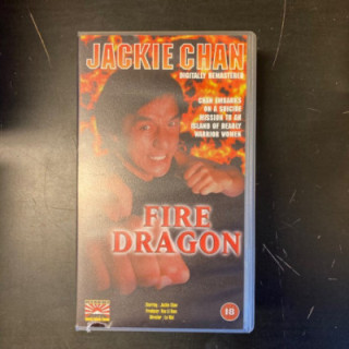 Fire Dragon VHS (VG+/M-) -toiminta- (ei suomenkielistä tekstitystä)