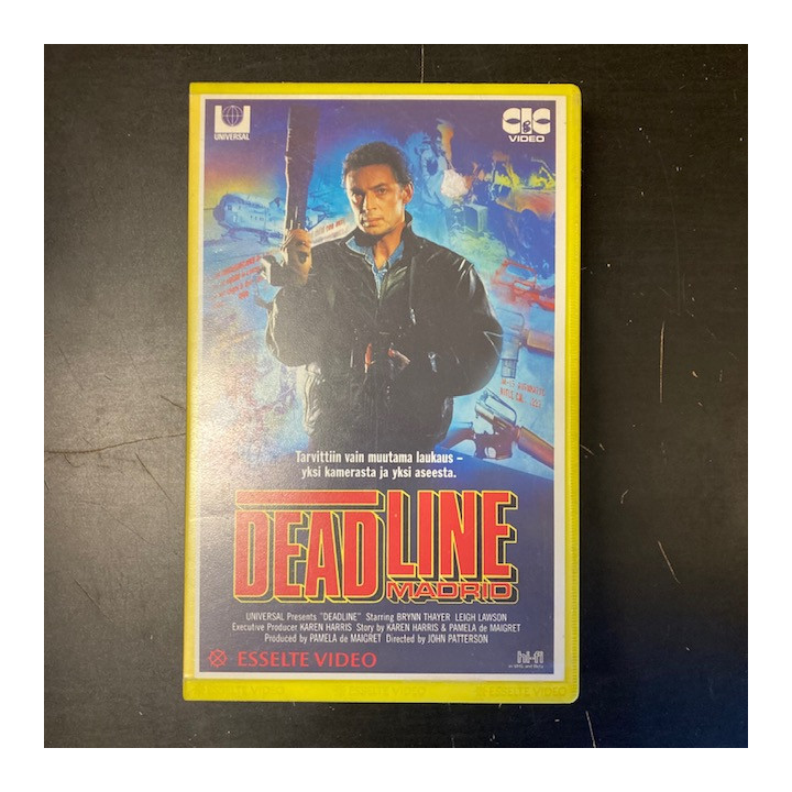 Deadline Madrid VHS (VG+/M-) -jännitys-