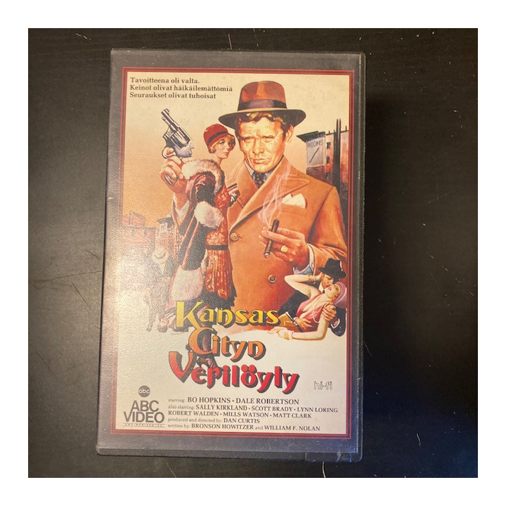 Kansas Cityn verilöyly VHS (VG+/M-) -toiminta-