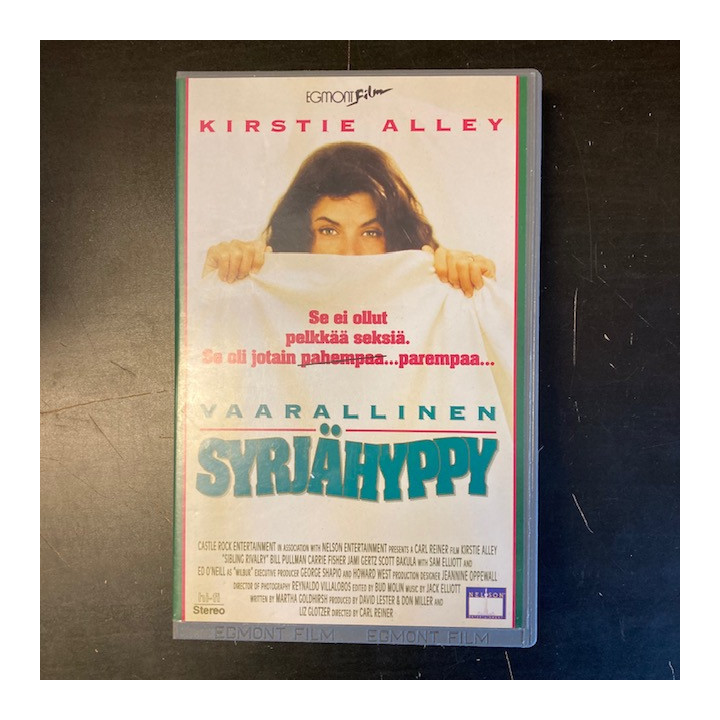 Vaarallinen syrjähyppy VHS (VG+/M-) -komedia-