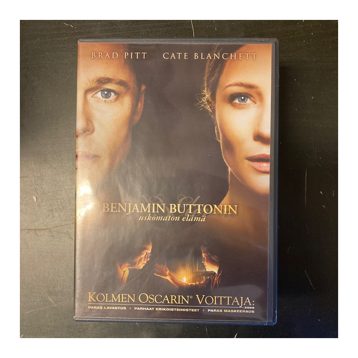 Benjamin Buttonin uskomaton elämä DVD (VG+/M-) -draama-