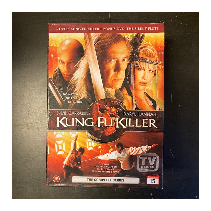 Kung Fu Killer + Hiljainen huilu 3DVD (VG+/M-) -toiminta-