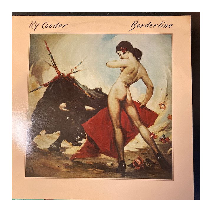 Ry Cooder - Borderline LP (VG+/VG+) -roots rock-
