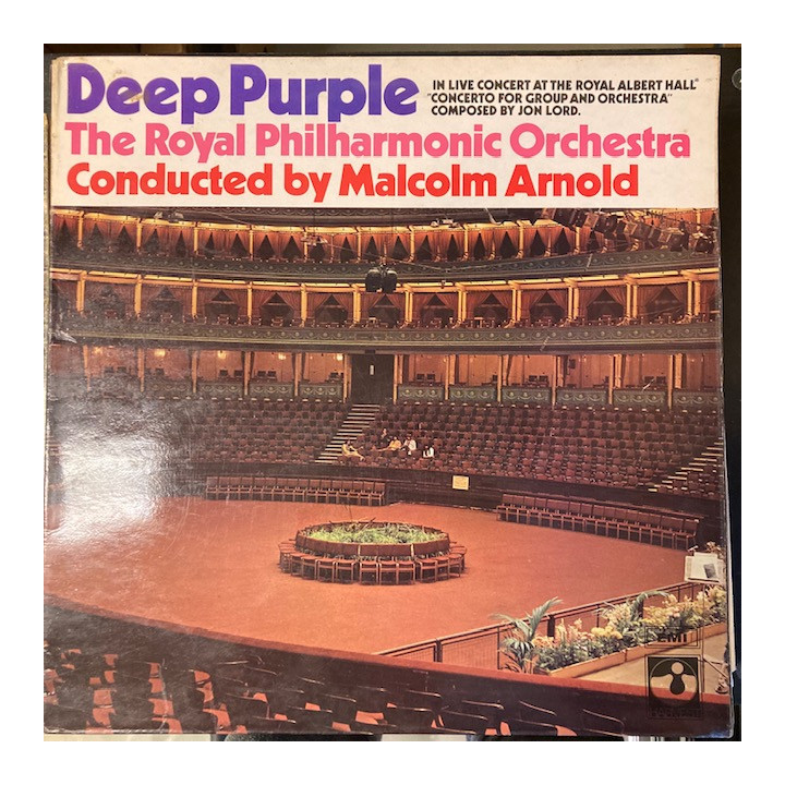 Deep Purple - Concerto For Group And Orchestra (UK/SHVL767/1970) LP (VG-VG+/VG) -hard rock-