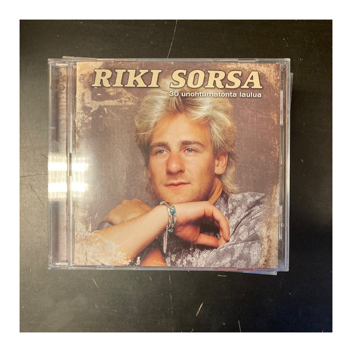 Riki Sorsa - 30 unohtumatonta laulua 2CD (M-/M-) -pop rock-